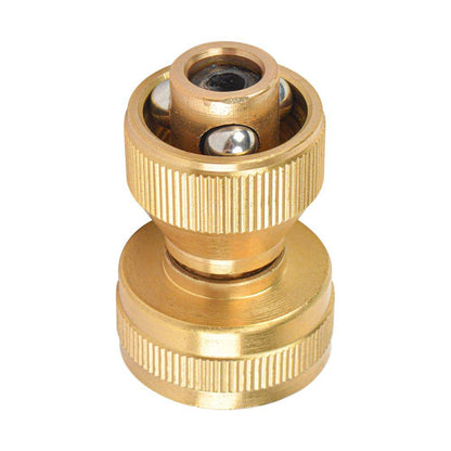 HYDRO MASTER Big Shot Brass Super Nozzle, Solid Brass, Adjustable Twist Pressure Sprayer - watertech plumbing supply
