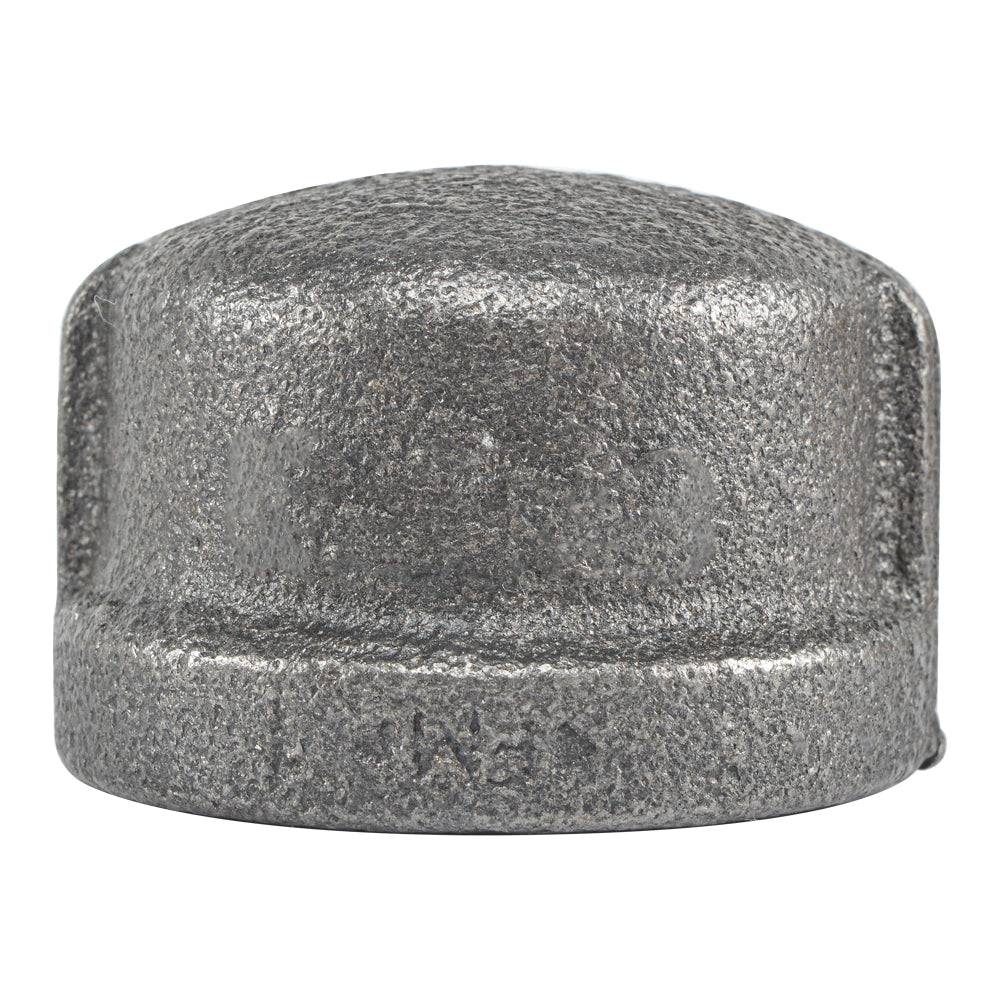 HYDRO MSATER NPT Thread Black Fittings Cap Iron Pipe Malleable Fittings - watertech plumbing supply