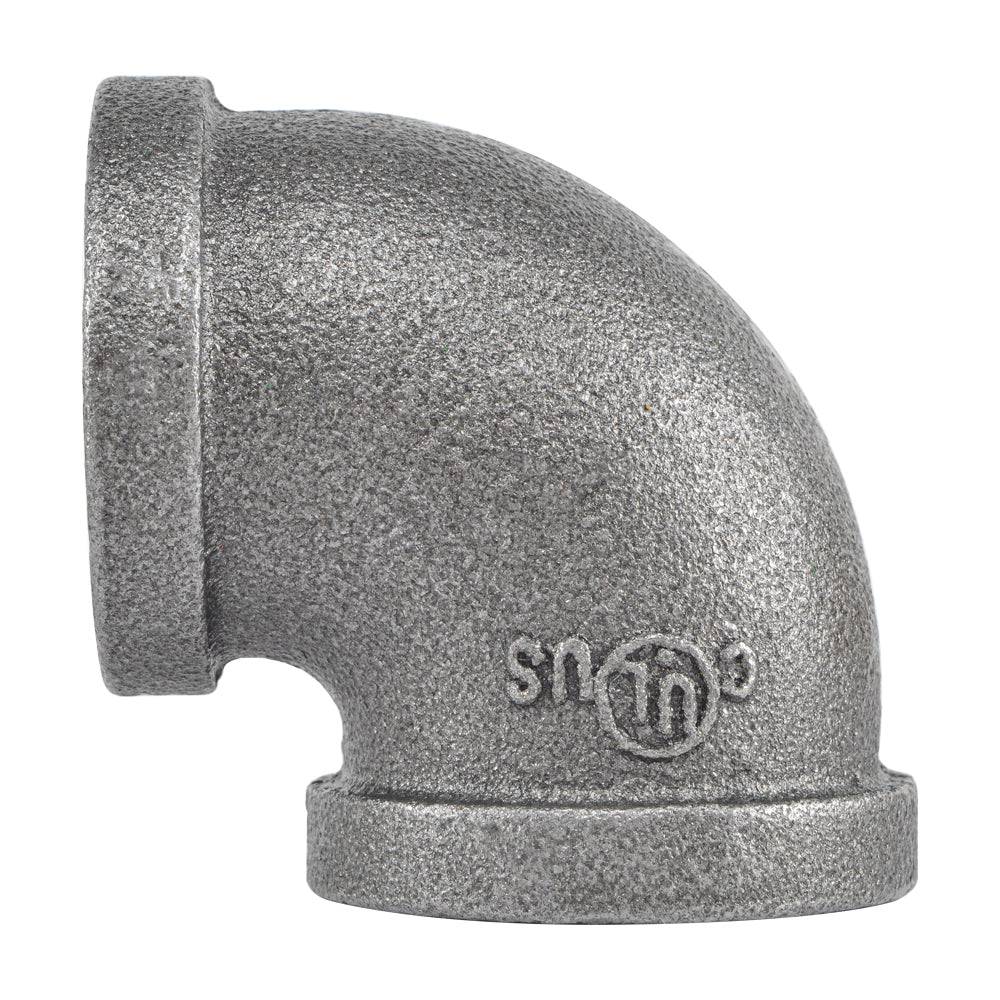 HYDRO MSATER NPT Thread Black Fittings 90° Elbow Iron Pipe Malleable Fittings - watertech plumbing supply