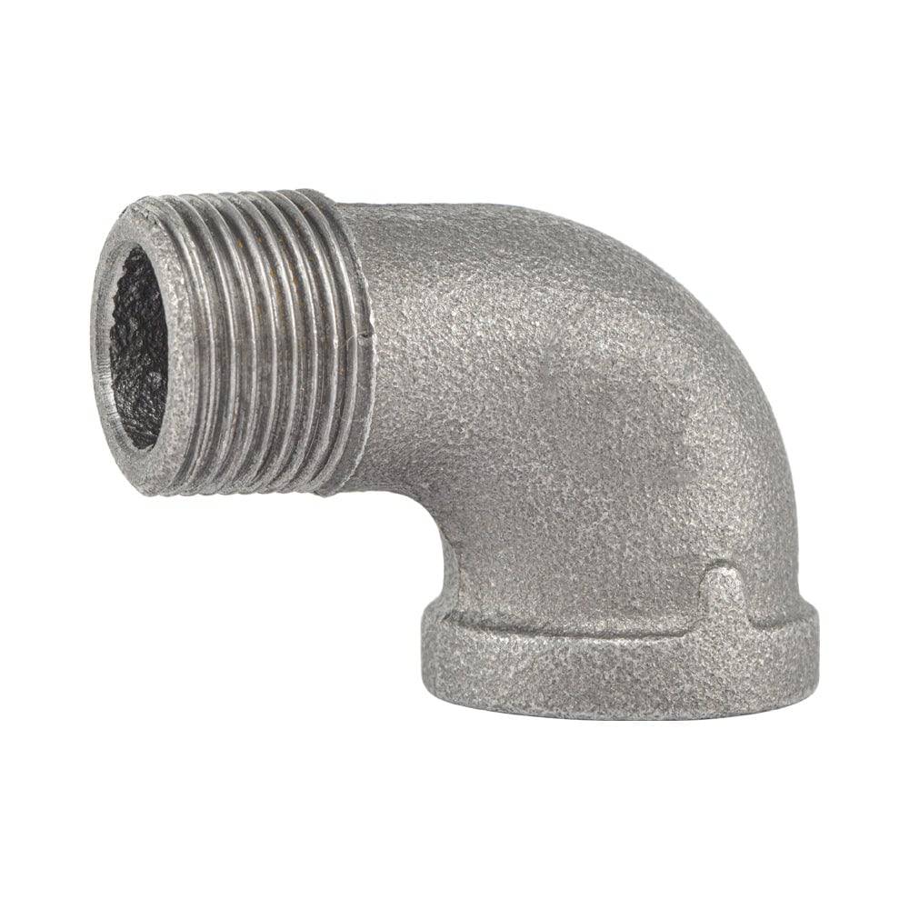 HYDRO MSATER NPT Thread Black Fittings 90° Elbow Iron Pipe Malleable Fittings - watertech plumbing supply