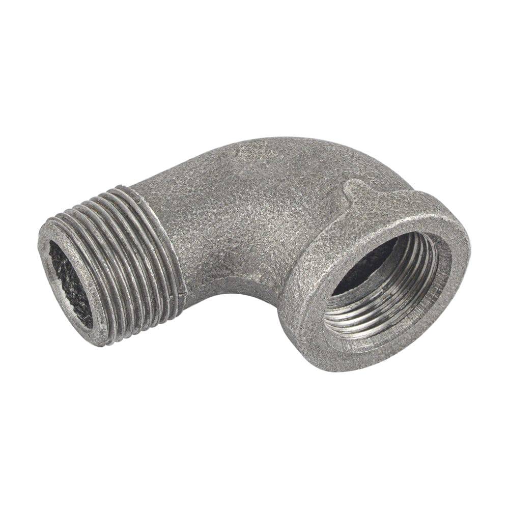 HYDRO MSATER NPT Thread Black Fittings 90° Elbow Iron Pipe Malleable Fittings - watertech plumbing supply