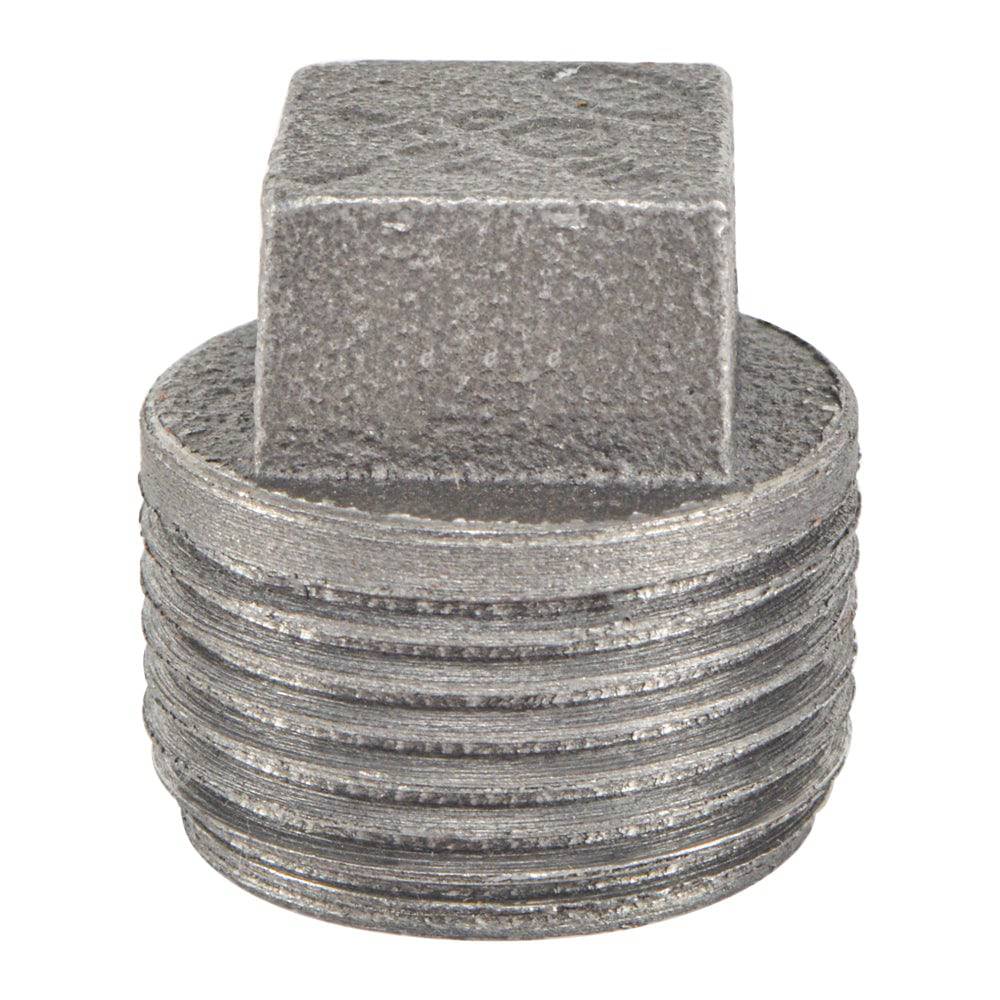 HYDRO MSATER NPT Thread Black Fittings Plug Iron Pipe Malleable Fittings - watertech plumbing supply