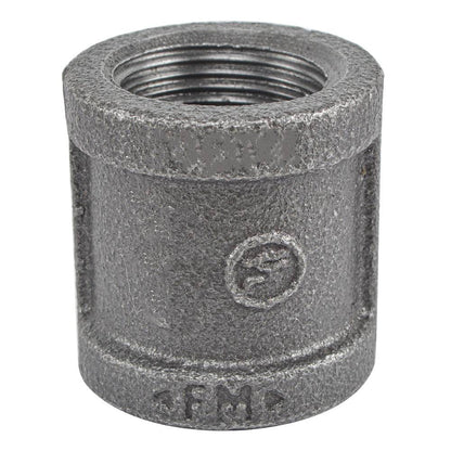 HYDRO MSATER NPT Thread Black Fittings Coupling Iron Pipe Malleable Fittings - watertech plumbing supply