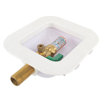 HYDRO MASTER Stop Valve with Water Hammer, Ice Maker Machine Outlet Box - watertech plumbing supply