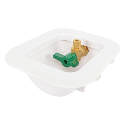HYDRO MASTER Stop Valve, Ice Maker Machine Outlet Box - watertech plumbing supply