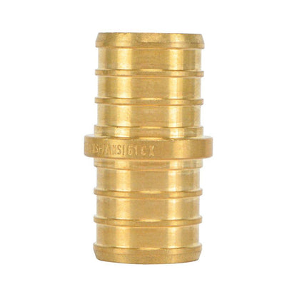 HYDRO MSATER Lead Free Brass Reducing Coupling Pipe Pex Fitting, PEX x PEX Connection - watertech plumbing supply