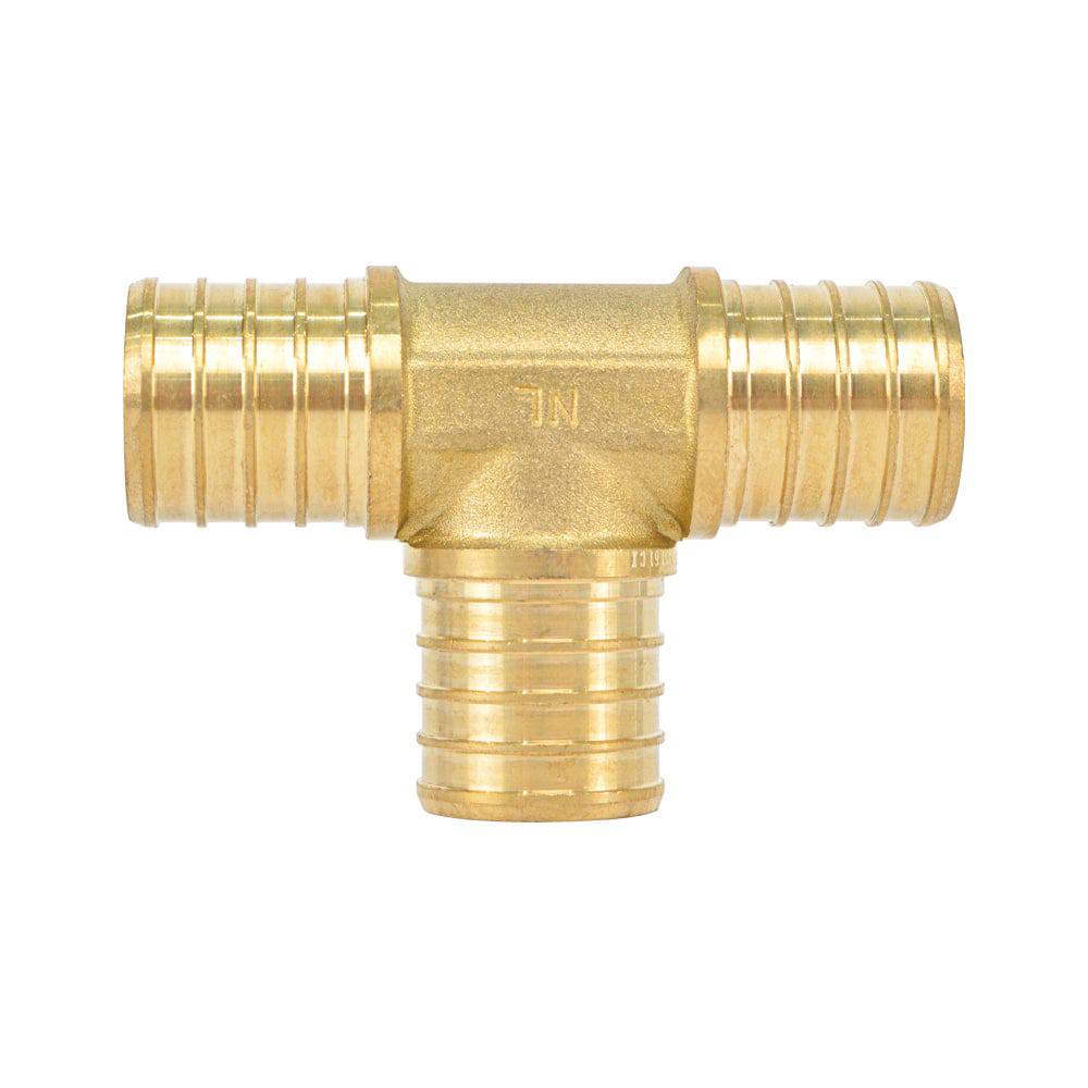 HYDRO MSATER Lead Free Brass PEX Reducing Tee Crimp Fitting Pex Fitting - watertech plumbing supply