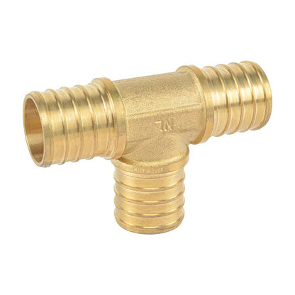 HYDRO MSATER Lead Free Brass PEX Reducing Tee Crimp Fitting Pex Fitting - watertech plumbing supply