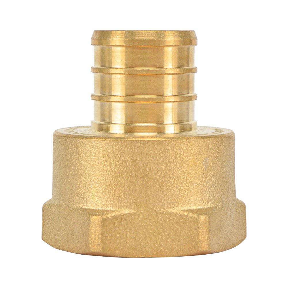 HYDRO MSATER NSF Brass Female Adapter PEX Fitting, PEX x FNPT Connection - watertech plumbing supply