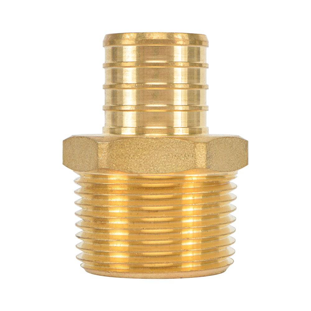 HYDRO MSATER Lead Free Brass Male Adapter NSF Certified Pex Fitting, PEX x MNPT Connection - watertech plumbing supply