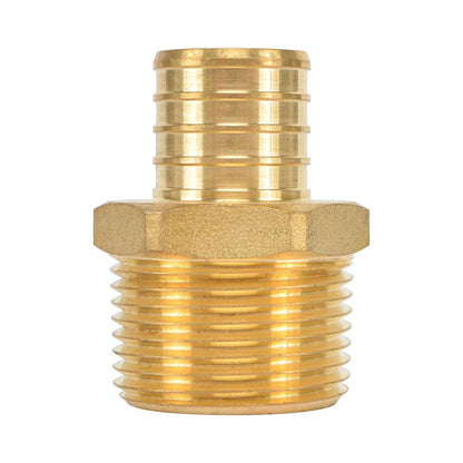 HYDRO MSATER Lead Free Brass Male Adapter NSF Certified Pex Fitting, PEX x MNPT Connection - watertech plumbing supply