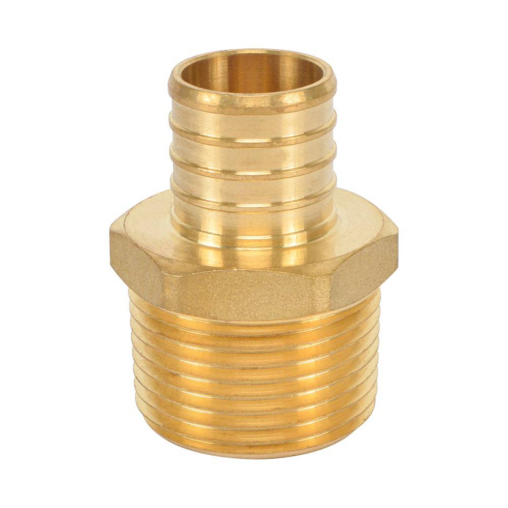 HYDRO MSATER Lead Free Brass Male Adapter NSF Certified Pex Fitting, PEX x MNPT Connection - watertech plumbing supply