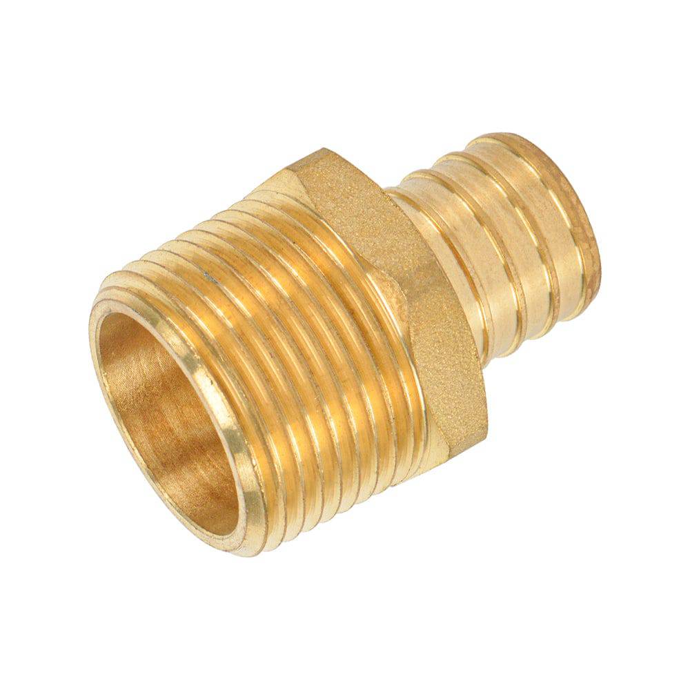 HYDRO MSATER Lead Free Brass Male Adapter NSF Certified Pex Fitting, PEX x MNPT Connection - watertech plumbing supply
