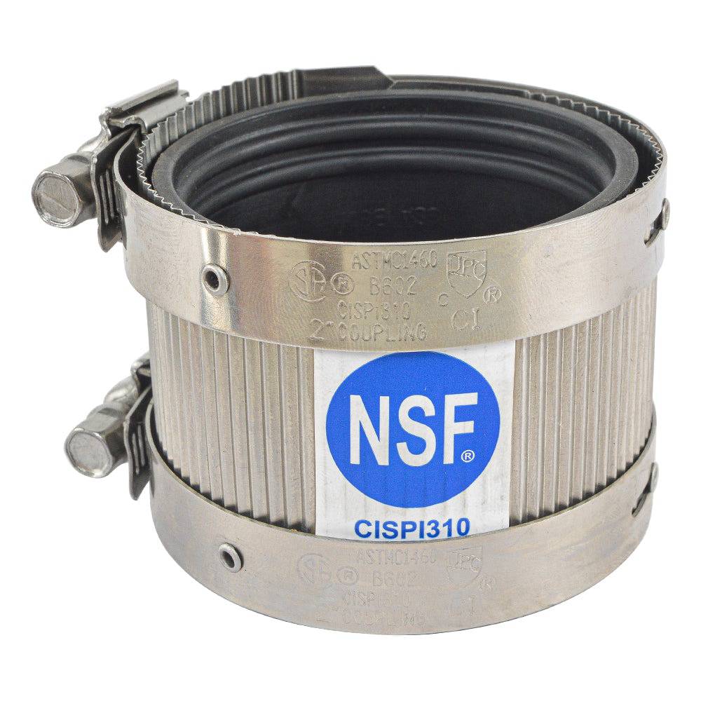 Shielded No-Hub Transition Coupling - watertech plumbing supply