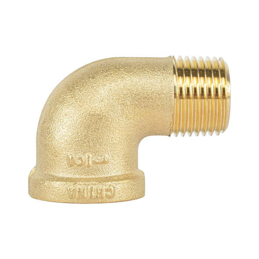 Brass 90-Degree Street Elbow Fitting , Lead Free Brass - watertech plumbing supply