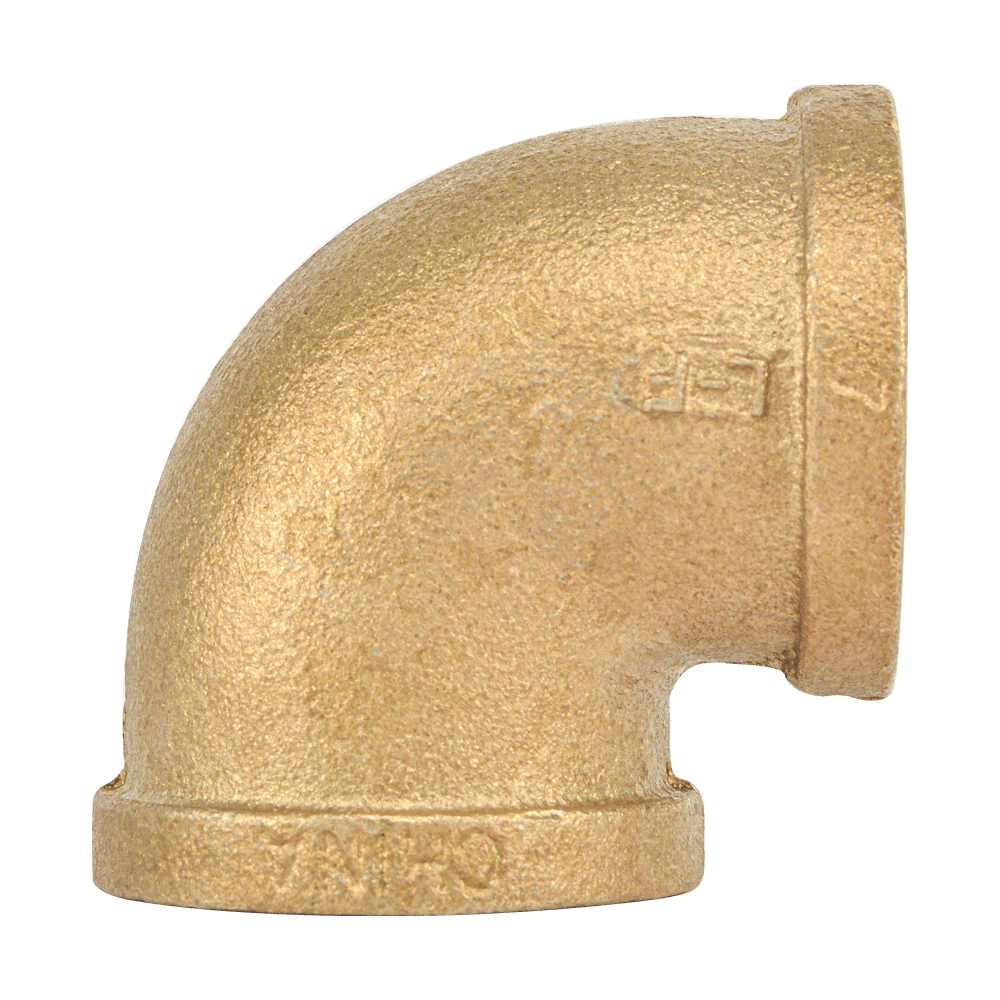 Brass 90-Degree Elbow, Lead Free Brass - watertech plumbing supply