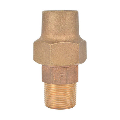 Lead Free Bronze 1" - 2" M.I.P. Coupling Flare Fittings - watertech plumbing supply