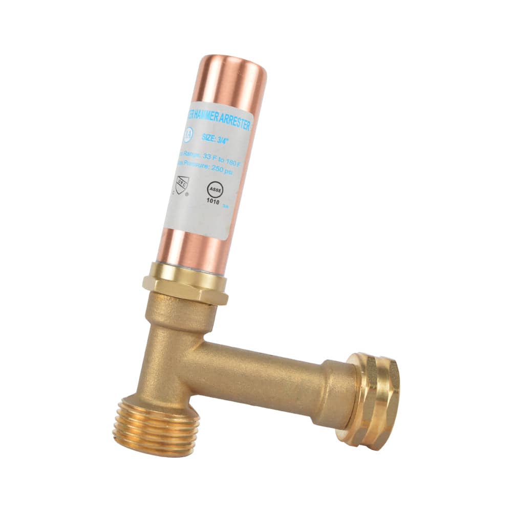 HYDRO MASTER 0611001 Tee Water Hammer Arrestors, 3/4 in. FHT x 3/4" in. MHT - watertech plumbing supply