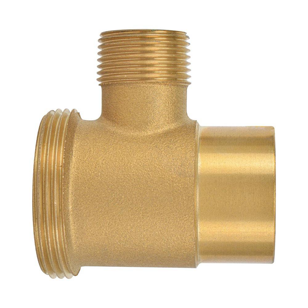 1-1/2" Brass Nut Washer Brass Nut Slip Tee - watertech plumbing supply