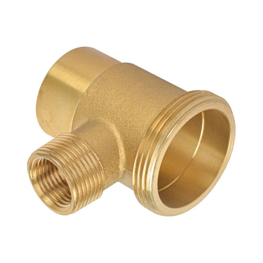 1-1/2" Brass Nut Washer Brass Nut Slip Tee - watertech plumbing supply