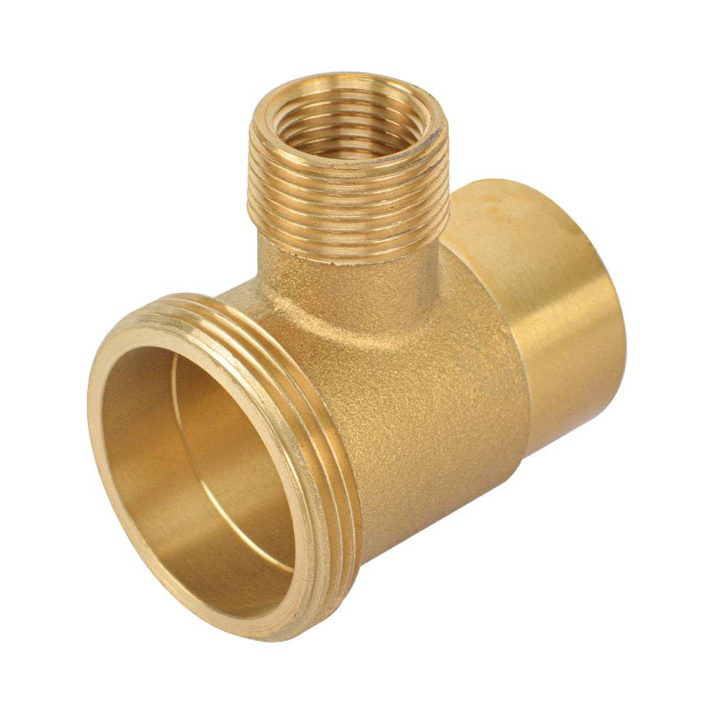 1-1/2" Brass Nut Washer Brass Nut Slip Tee - watertech plumbing supply