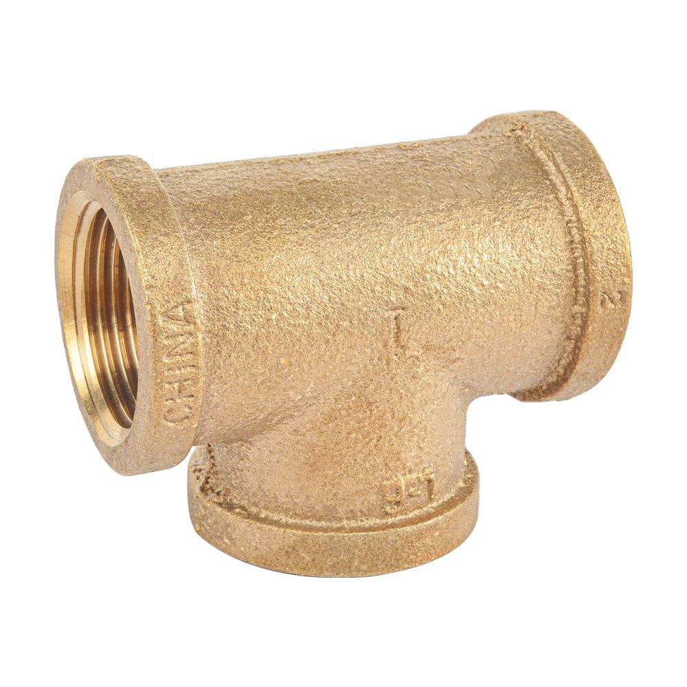 Brass Tee Fitting , Lead Free Brass - watertech plumbing supply