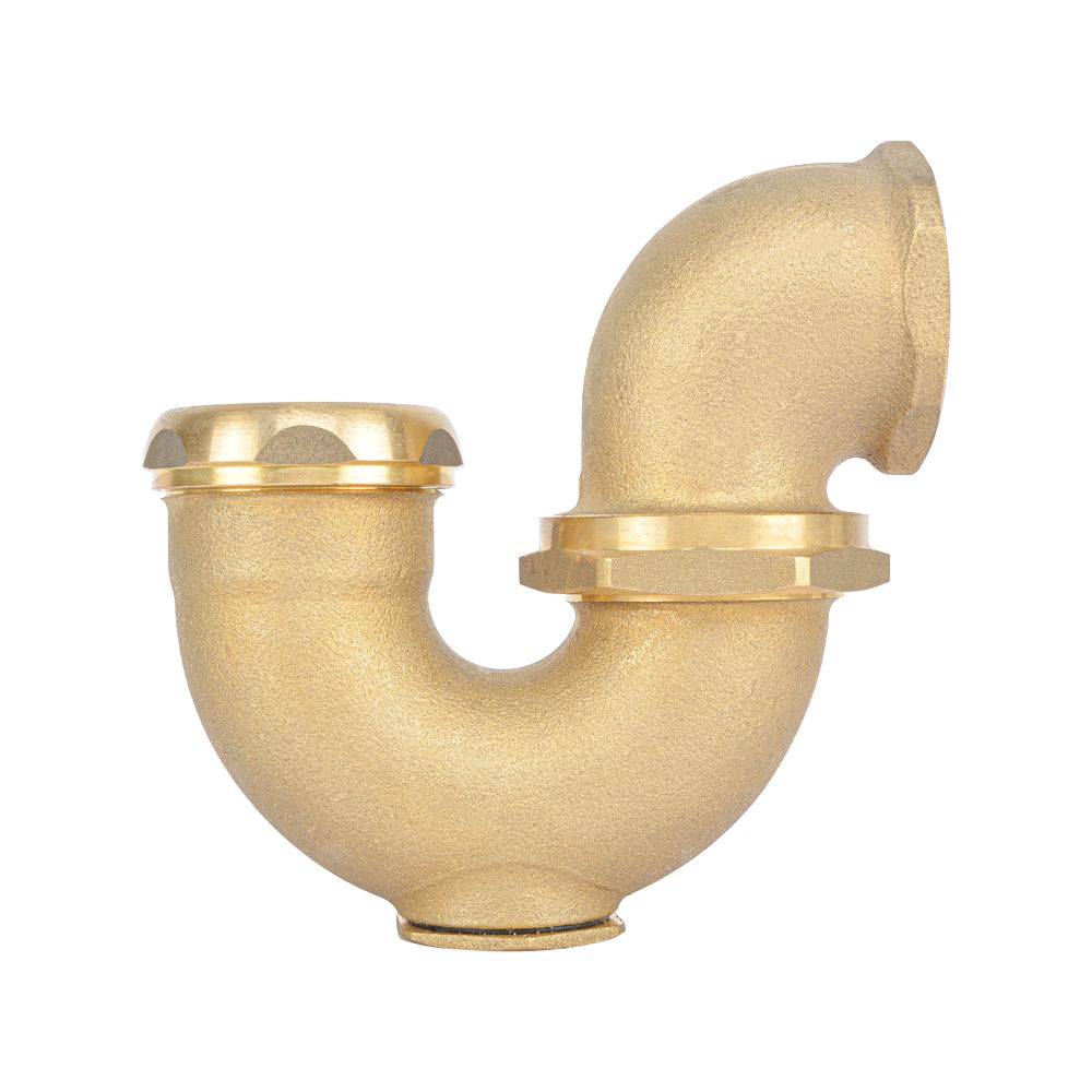 HYDRO MSATER Brass Drain Trap LA Style Trap With Cleanout - watertech plumbing supply