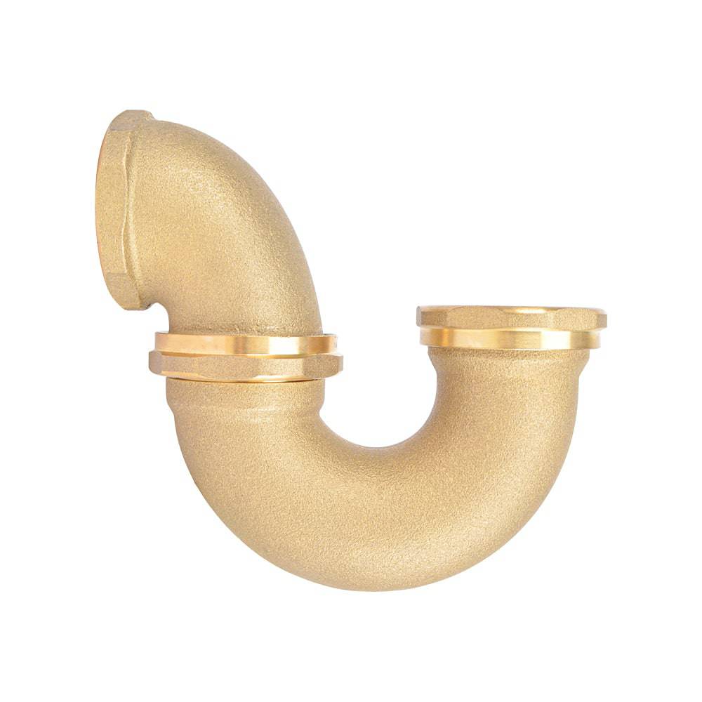 HYDRO MSATER LA TRAP L/CLEAN-OUT Brass Drain Trap - watertech plumbing supply