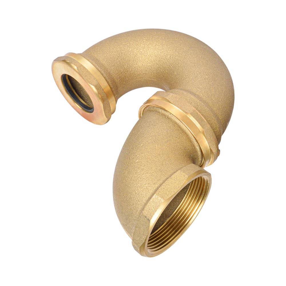 HYDRO MSATER LA TRAP L/CLEAN-OUT Brass Drain Trap - watertech plumbing supply