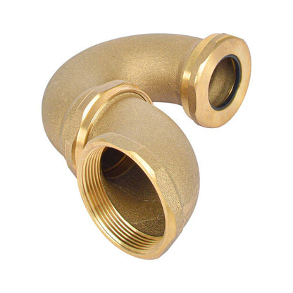 HYDRO MSATER LA TRAP L/CLEAN-OUT Brass Drain Trap - watertech plumbing supply