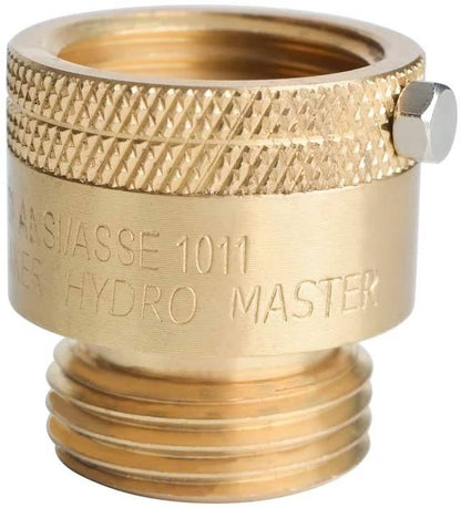 HYDRO MASTER Vacuum Breaker Valve,Hose Bib Backflow Preventer, 3/4 Inch, Brass Finish - watertech plumbing supply