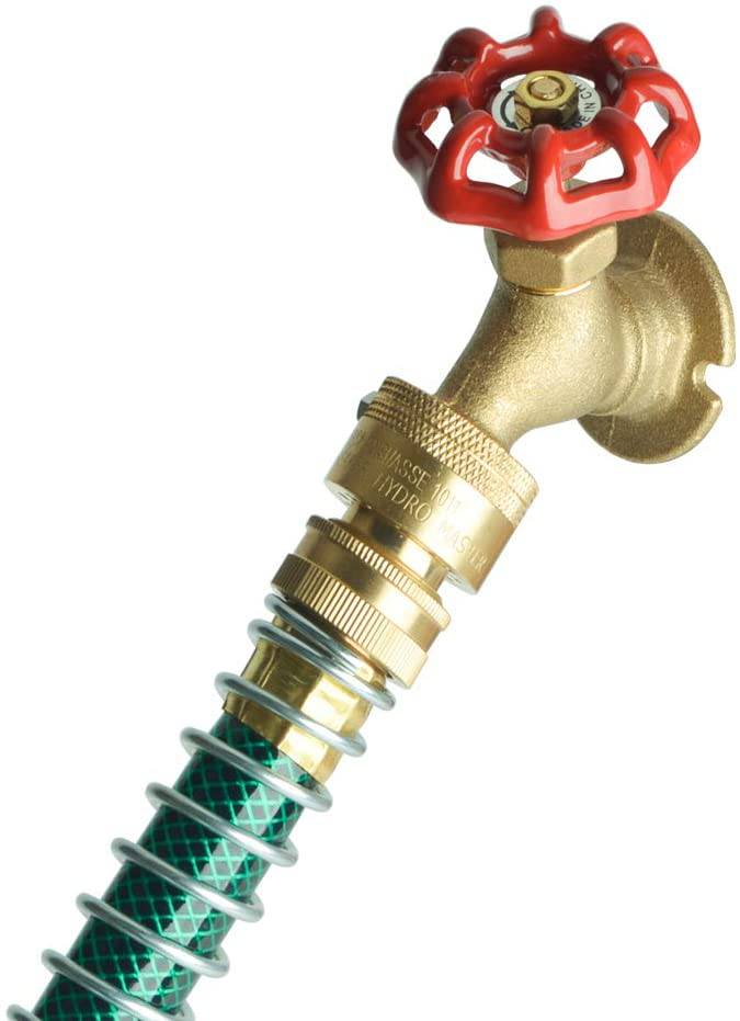 HYDRO MASTER Vacuum Breaker Valve,Hose Bib Backflow Preventer, 3/4 Inch, Brass Finish - watertech plumbing supply
