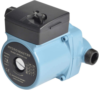 HYDRO MASTER 3/4" NPT Hot Water Circulator Pump with 3-Speed Control for Water Heater System (US standard Plug Included) - watertech plumbing supply