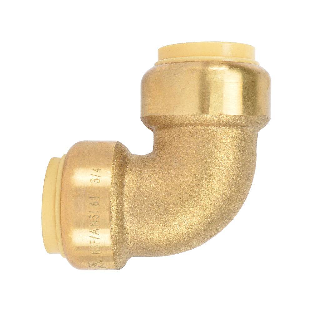 Push-Fit 90° Elbow Brass Fitting - watertech plumbing supply