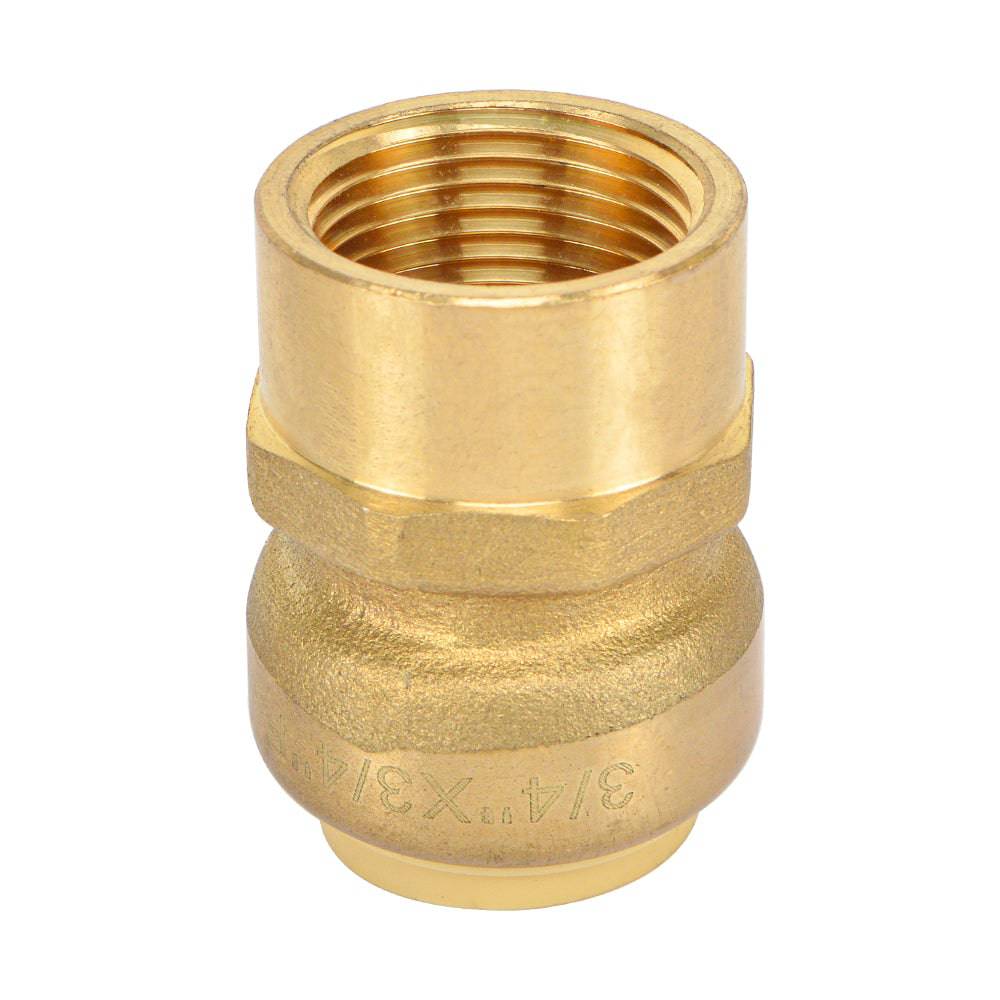Push-Fit Adapter Brass Fitting (Push Fit x FPT) - watertech plumbing supply