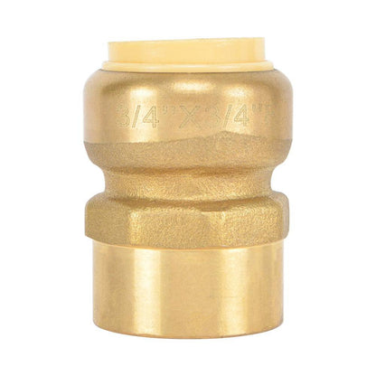 Push-Fit Adapter Brass Fitting (Push Fit x FPT) - watertech plumbing supply