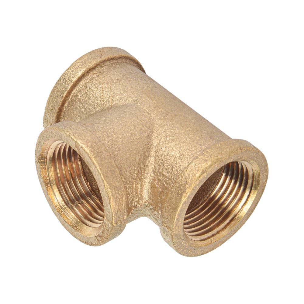 Brass Tee Fitting, Lead Free Brass - watertech plumbing supply
