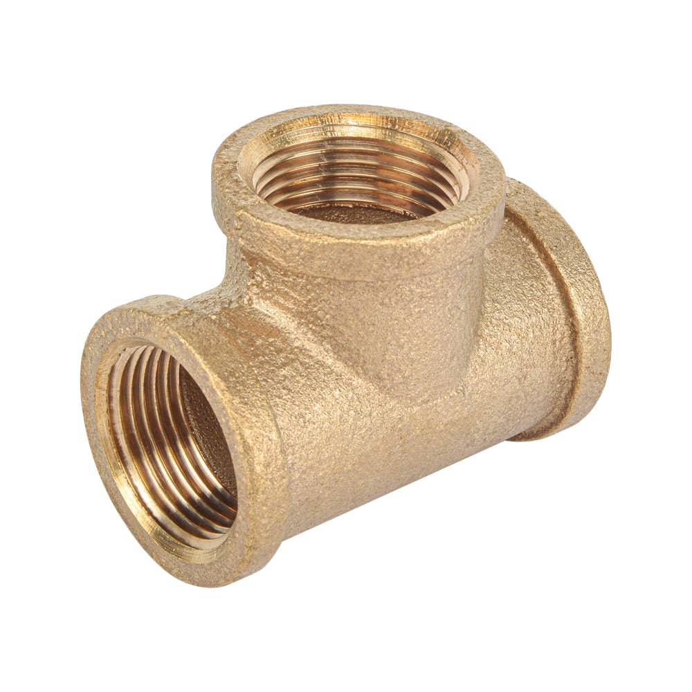 Brass Tee Fitting, Lead Free Brass - watertech plumbing supply